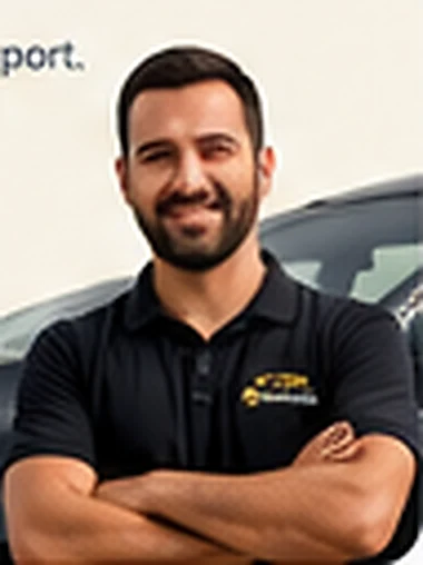 Professional Taxi.com.cy driver concept